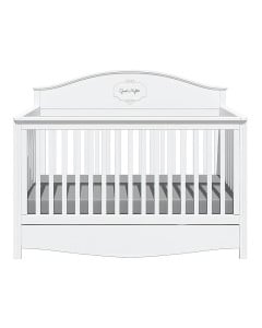 Lit bébé américain évolutif blanc avec tiroir