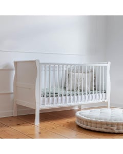 Plan à langer amovible blanc pour lit bébé Stardust Cot 120x60