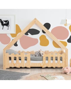 Lit maison façon cabane montessori Bato