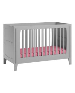 Lit bébé évolutif Milenne Vox gris 70x140 - 4021396