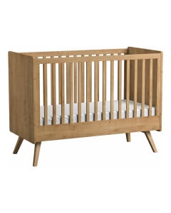 Lit Bébé Taille 70x140 Blanc Hampton Évolutif - Woodies