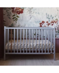 Lit Bébé Gris 60x120 Stardust - Meuble Puériculture - Woodies