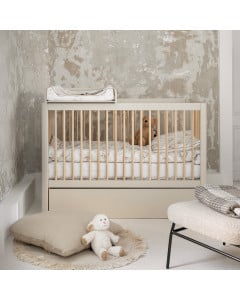 Ensemble lit bébé Pure 60x120 coloris champagne