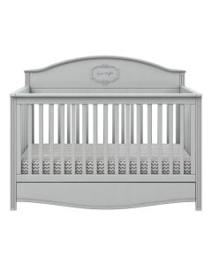 Lit bébé style américain avec tiroir gris