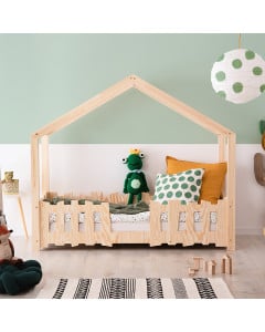 Lit cabane avec barrière pour enfant Melo kid