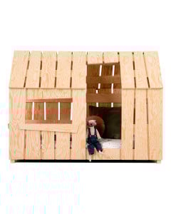 Lit Cabane Enfant Montessori en Bois Naturel – Adeko