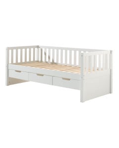 Lit Combiné Capitain Bois Pin Blanc Fritz - FZKB9114 - Vipack