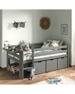 Lit En Hauteur Compact Gris - PICOMSLD7117 - Vipack