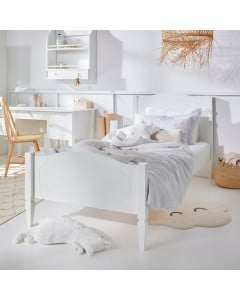 Lit Enfant Blanc Intemporel Royal 90x200 - RLBILO90 - Bellamy
