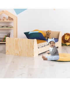 Lit enfant couchage au sol pour bébé à partir de 2 ans Kibo