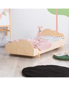 Lit enfant nuage King en bois