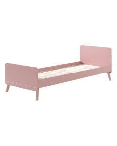 lit enfant rose Rétro Kids 90x200 pour fille