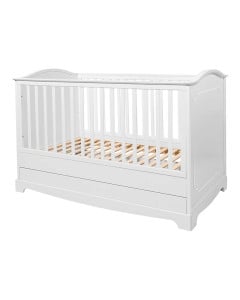 Lit Bébé Convertible 70x140 Royal Blanc - RLBILO70 - Bellamy