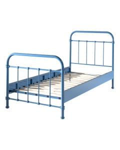 Lit metal enfant 1 place bleu Street