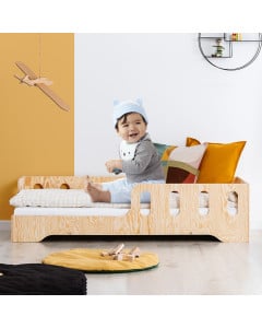 Lit Bas Montessori Pour Enfant À Partir de 2 Ans - PP2 - Adeko