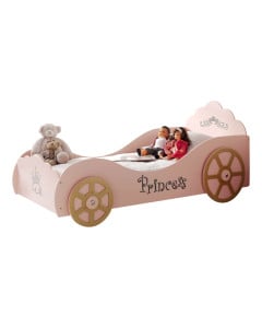 Lit voiture fille Princesse Pinky