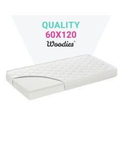 Matelas lit bébé 60x120 Quality Woodies