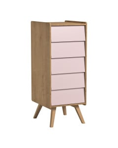 Chiffonnier Vox Vintage bois et rose