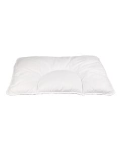 Oreiller bébé 34x45 cm anti-acariens en coton blanc, Mon P'tit Dodo, protection Jurassien, fabrication française