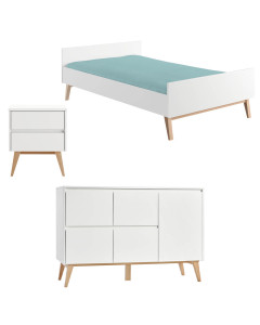 Chambre enfant pour fille et garçon de la gamme Swing de Pinio