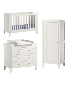Chambre bébé complète Milenne blanche - Vox