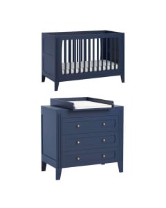 Pack petite chambre bébé Milenne indygo Vox