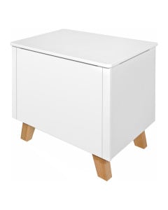Petit coffre à jouets blanc Zaza