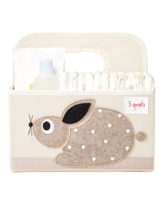 Petit panier de rangement pour couches ou autre Lapin 3 Sprouts