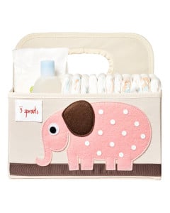 Petit panier de rangement pour couches éléphant 3 Sprouts
