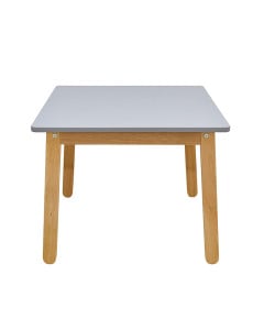 Table de jeux pour enfant grise et bois Mimi