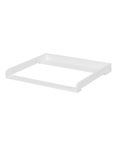 Plan à langer blanc compatible avec les commodes Pinio Swing, conçu pour transformer en toute sécurité un meuble de rangement en espace de change pratique pour bébé.