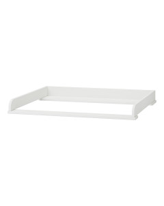 Plan à langer amovible Miloo Pinio blanc, compatible avec les commodes de la même collection