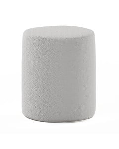 Pouf pour enfant en tissu bouclé gris - Collection Moon par Vipack