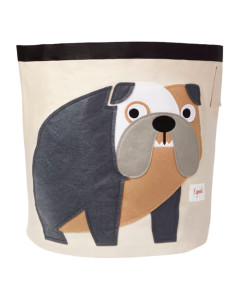 Sac à Jouets Bulldog 3 Sprouts en tissu