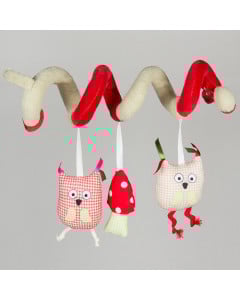 Peluche accordéon Hibou