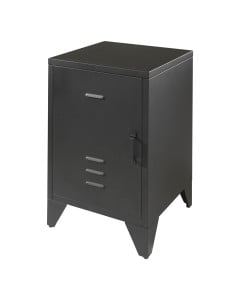Table de chevet metal noir Hug