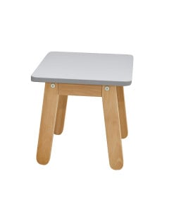 Tabouret pour enfant en bois Mimi gris