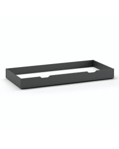 Tiroir lit gigogne gris anthracite Dallas