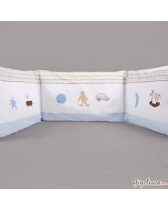 Couette bébé avec oreiller en lin pour couchage 60x120