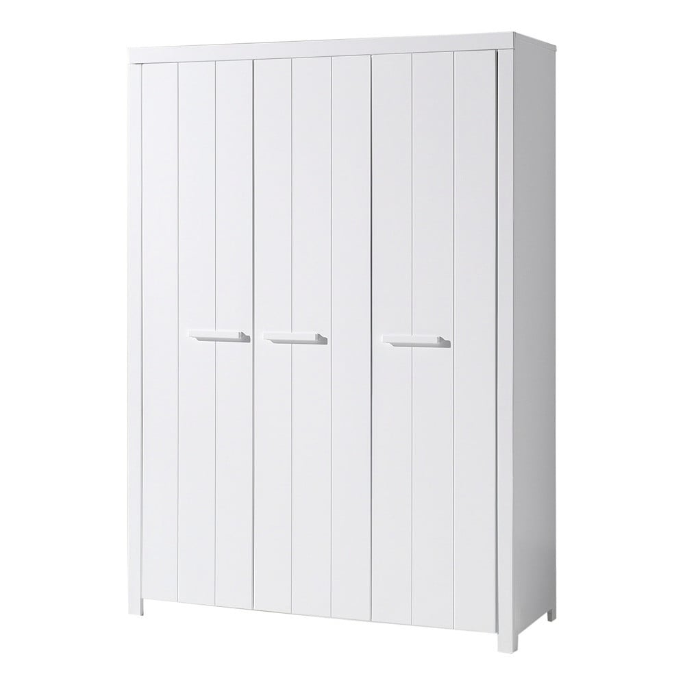 Armoire dressing 3 portes en rotin