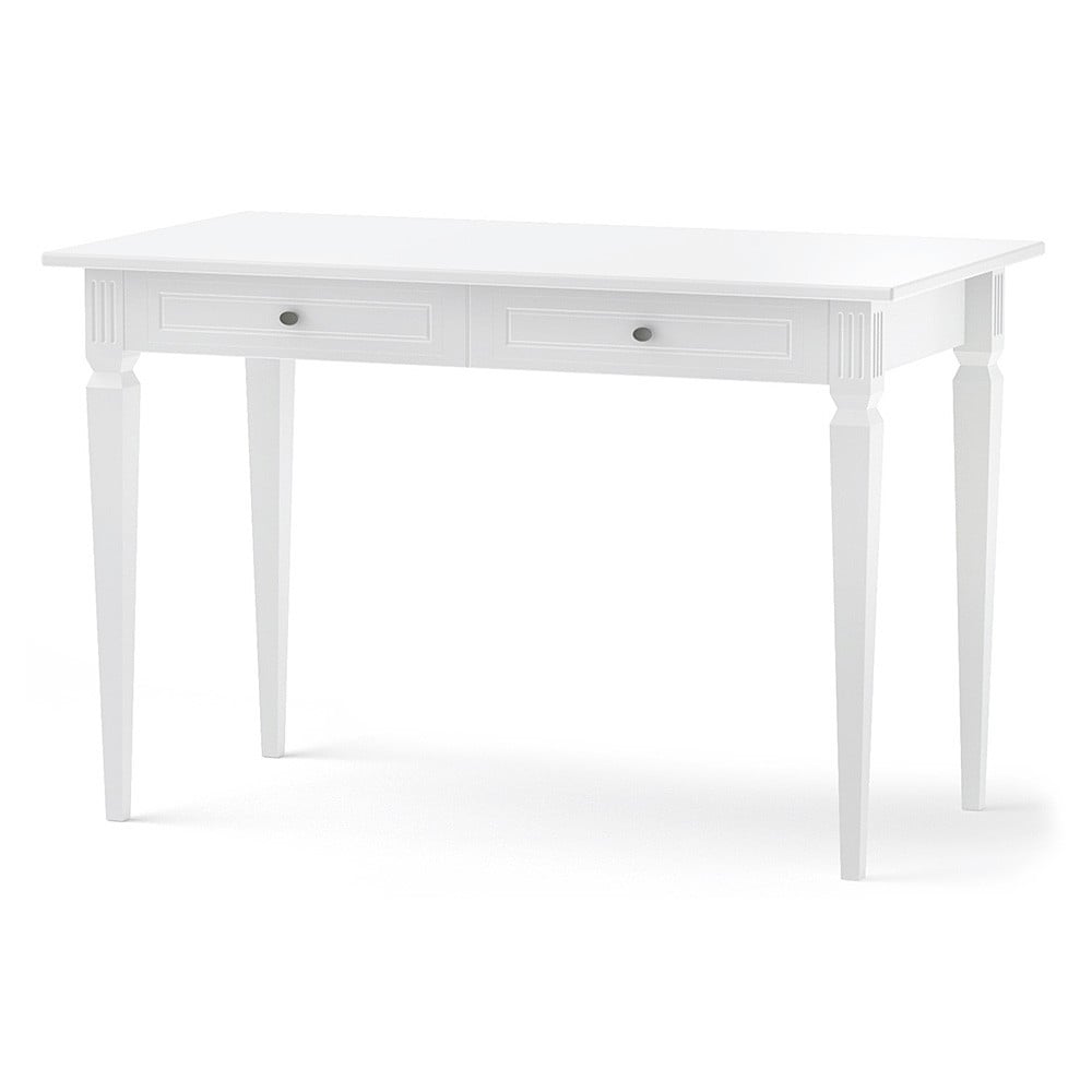 Bureau avec rangement blanc Melo