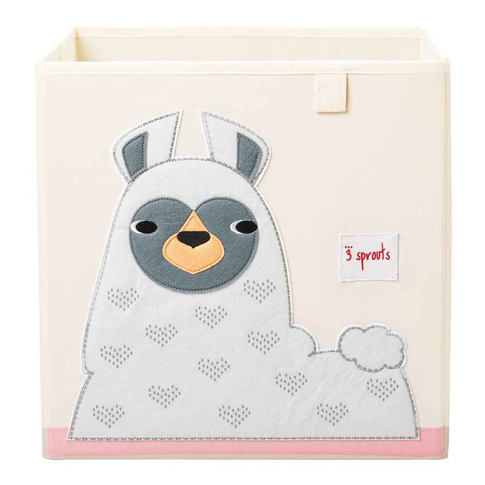 Cube de Rangement Jouets Lama ▻ 3 Sprouts - Petit Prix