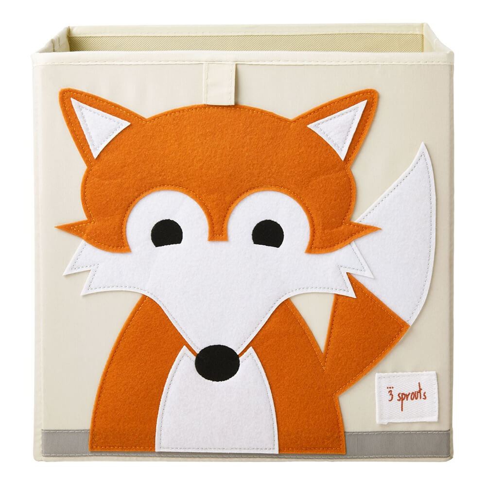 Cube de Rangement Jouets Renard ▻ 3 Sprouts - Petit Prix