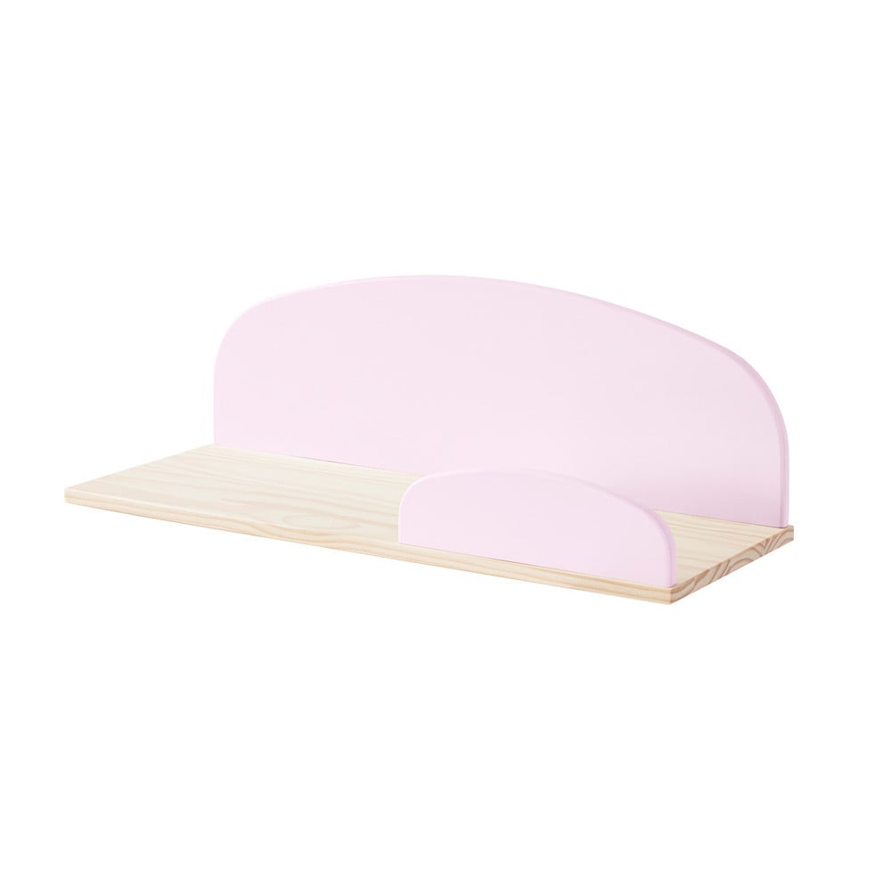 Étagère murale chambre en formica Rosy rose poudré