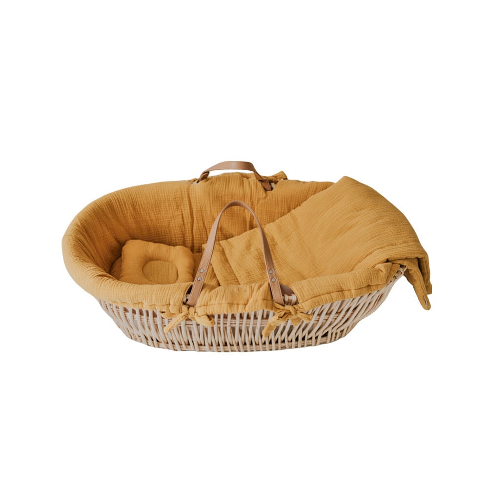 Couffin avec support naturel et habillage beige Micuna- 5610