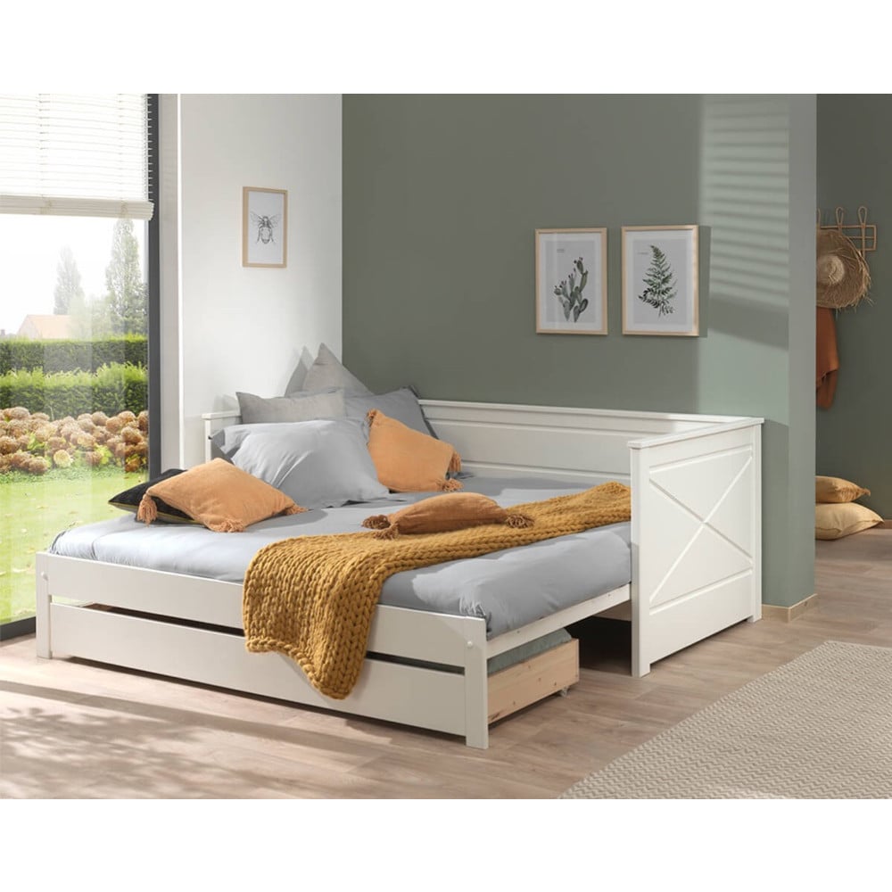 Lit enfant avec tiroir + sommier + matelas