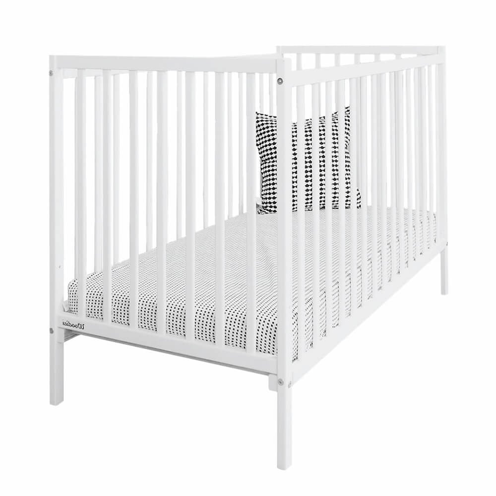 Barrière Amovible Lit Bébé 60x120 Blanche - Woodies