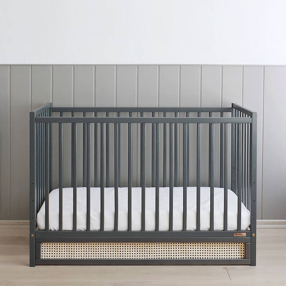 Plan à langer amovible blanc pour lit bébé Stardust Cot 120x60