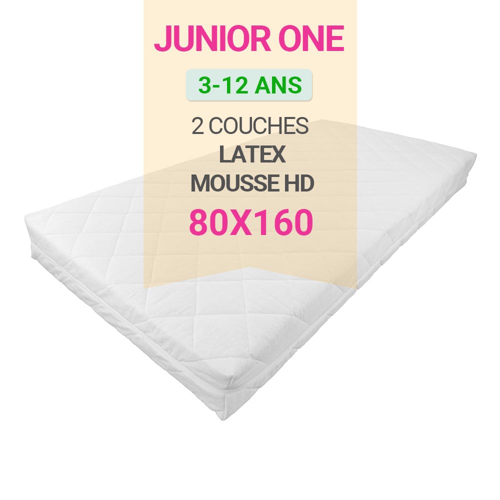 Matelas 80x160 en Latex pour Enfant