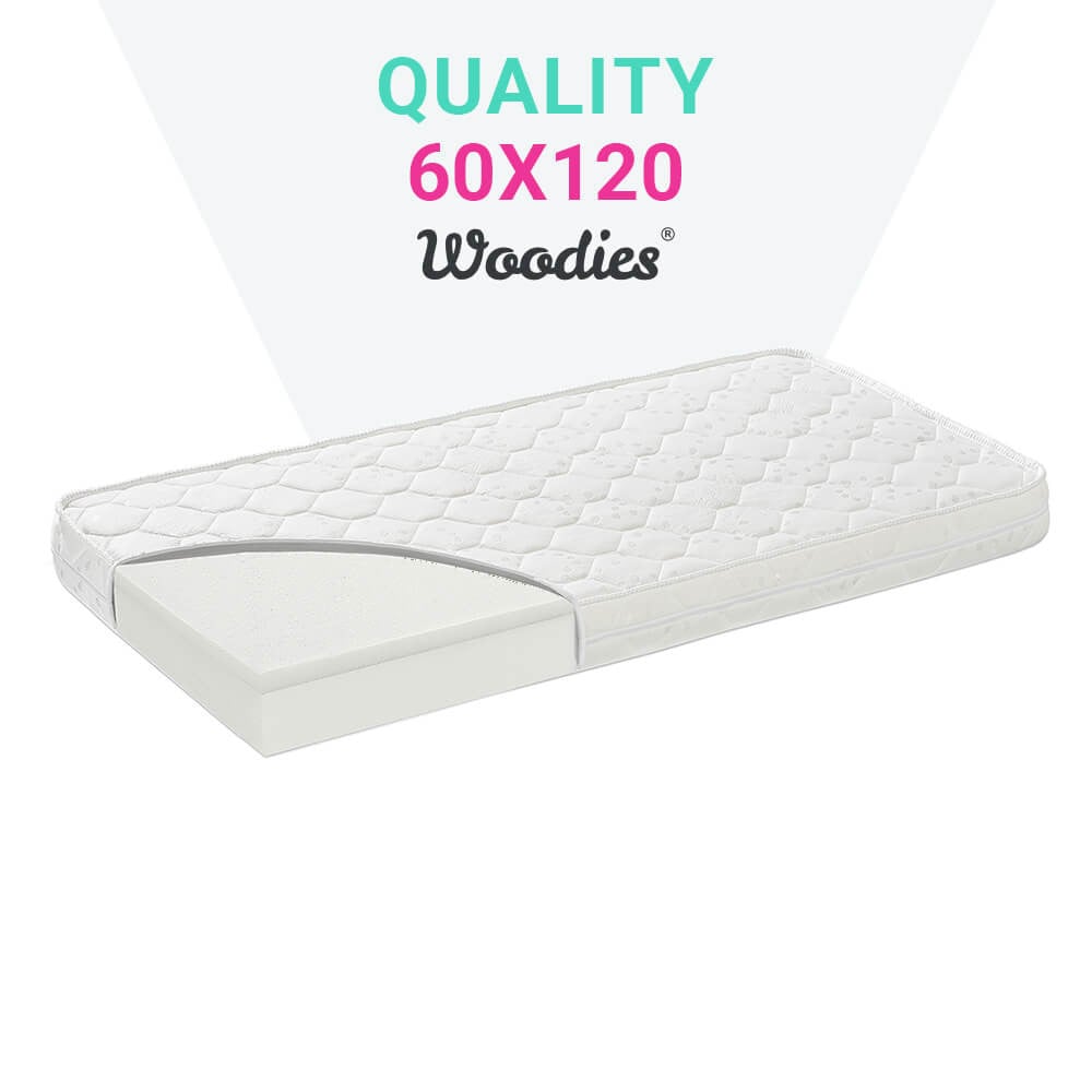 Matelas Lit Bébé 60x120 Quality - Woodies